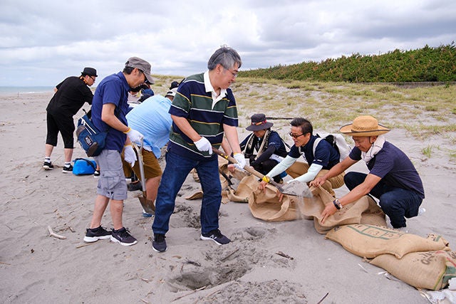 砂浜回復活動