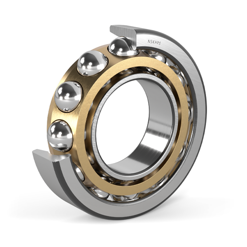 Angular Contact Ball Bearing, ACBB, Brass Cage