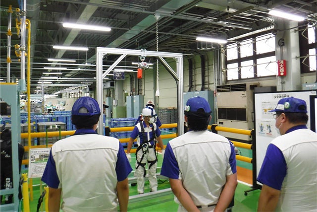 墜落・転落危険体感教育