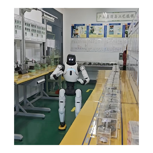 中国生産工場 品質道場ロボット講師導入