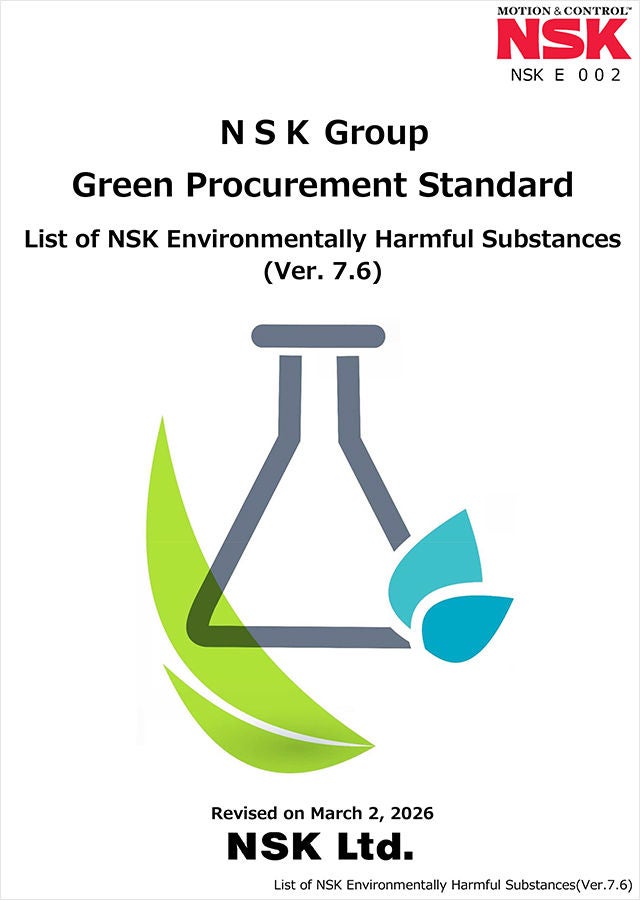 NSK List of Environmentally Harmful Substances