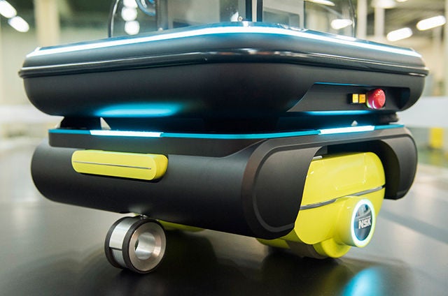 ダイレクトドライブ車輪ユニットが組み込まれたロボット