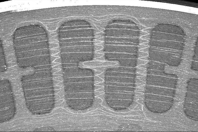 油の流れ 可視化