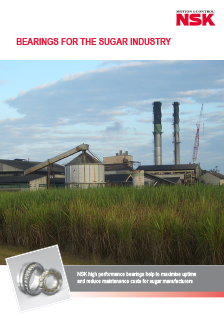 Bearings for the sugar industry
